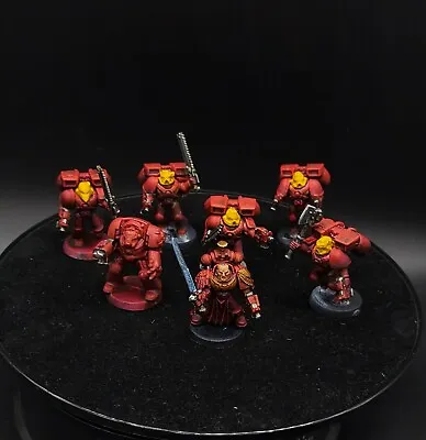 Pro Painted Warhammer 40k Blood Angel Space Marines ×7 Lot #1 GW • £33.74