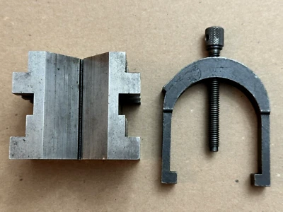 $39.95 • Buy L.S. Starrett #568, 3/8 -16 V BLOCK With CLAMP - USED