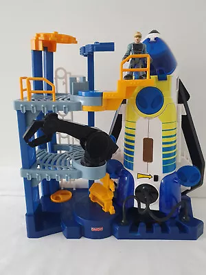 Fisher Price Imaginext Space Shuttle & Launch Pad With Light Sound Fully Working • £23
