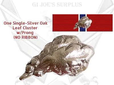 New Single Silver Oak Leaf Cluster OLC 5/16 Device Military Medals Ribbons L1 • £4.91