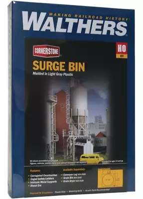 Walthers HO Scale ~ New 2024 ~ Grain Surge Bin Kit ~ 2935 • $63.90