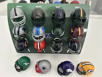 NFL Football 32 Team Mini Helmet Standings Tracker Display Set • $13.50