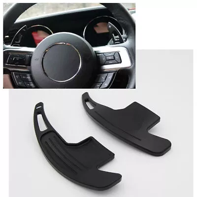 Steering Wheel Shift Paddle Extended Shifter Trim For Ford Mustang 2015-2021 • $42.01