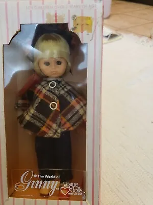 Vogue. Vintage 1978 The World Of Ginny Doll New In Box Girl In Poncho And Beret • $39.99