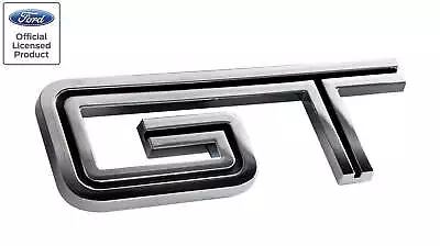 2005-2010 Ford Mustang GT 4.5  Chrome & Black Side Fender Trunk Emblem Badge • $12.13