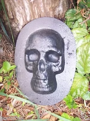 Small Skull Plastic Mold Plaster Cement Mould 5.5  X 3.5  X Up To 1  Thick • $9.99