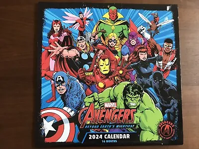 Marvel Avengers Beyond Earth’s Mightiest Official Calendar 2024 • £5