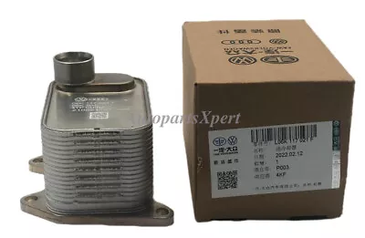 For AUDI Q5 VW Beetle Jetta Passat 1.8 2.0T Genuine Engine Oil Cooler 06K117021J • $70.65