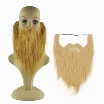 Fake Beard Facial Hair Costume Party Halloween Fancy Dress False Pirate FI • £3.40