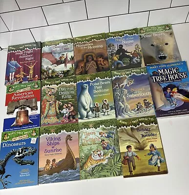 The Magic Tree House Huge Book Lot Of 26! Paperbacks Mary Pope. Good Condition • $29.99