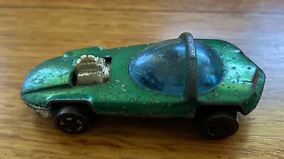 Vintage Hot Wheels Redline Silhouette 1967 ALL ORIGINAL Damage To Dome Green 008 • $60