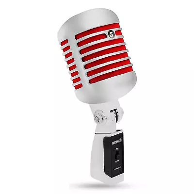 5Core Classic Retro Dynamic Microphone Old Vintage Style Iconic Unidirectional X • $58.07