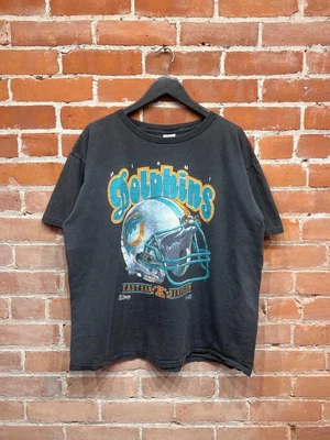 $15.80 • Buy 1992 NFL Miami Dolphins Reprint Digital T Shirt Heavy Cotton Tee H6625