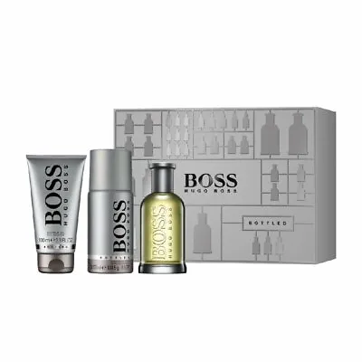 £68 • Buy Hugo Boss Bottled Giftset For Him 100ml EDT, Shower Gel 100ml, Deodorant 150ml