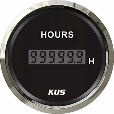 Pactrade Marine Boat Kus Engine Hr Meter Gauge For Boat Outboard 2'' SS 316 IP67 • $37.99