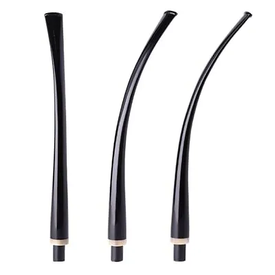 Long Bent Stem Replacement Tobacco Pipe Mouthpiece For 9 Mm Filters DIY Pipes • $21.99
