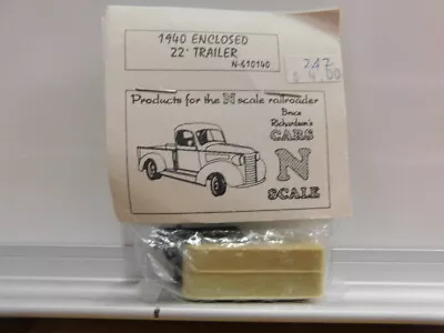 Bruce Richardson N-610140 N 1940 22' Enclosed Trailer • $4.99