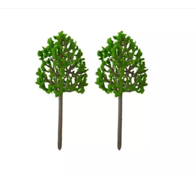 Two Black Ash Trees Miniature 1:24 (G) Scale Diorama  ! • $9.95