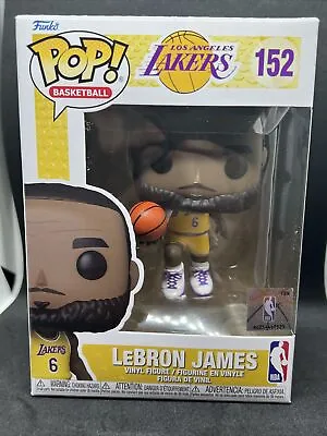 Funko Pop! NBA: Los Angeles Lakers - Lebron James Figure With Protector #152 • $15