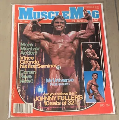 Lance Dreher/Arnold/Vince Gironda- MuscleMag Magazine - May 1982 COVER ONLY • $5.99