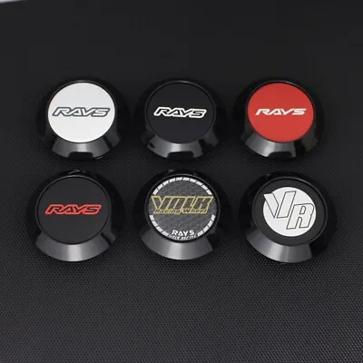 4pcs Volk Racing Center Caps For Rims 70mm OD/63mm ID Rays Logo Emblem Sticker • $17.43