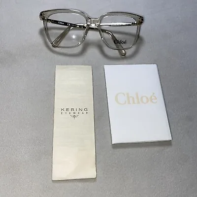 Womens Chloe CE2707  Sand Frame Demo Lens Rectangular Eyeglasses 52MM 16MM 135 • $99.99