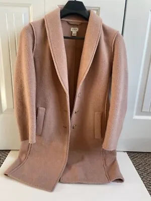 Women's J. Crew Light Pink Coat Size 2 • $32