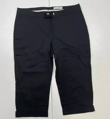 H&m M By Madonna Trousers 18 Black Womens Short Cropped • $9.70