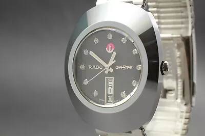 [Near MINT-] Rado DiaStar 648.0408.3 Black Dial Men's Watch Automatic From JAPAN • $477.99