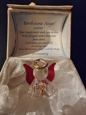 £5.50 • Buy Birthstone Angel Garnet January - 22ct Gold
