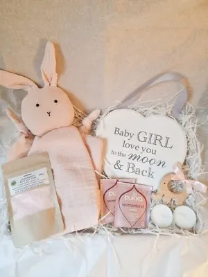 New Mum & Baby Girl Luxury Letterbox Gift Gifts For New Mums Baby Shower... • £22.99