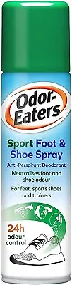 Odor-Eaters 24 Hour Odour Destroying Antiperspirant Foot And Shoe Spray For Spo • £7.15