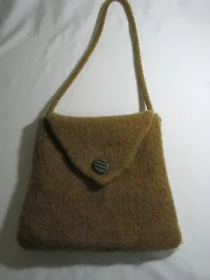 Vintage -  Wool Handbag Purse Made By Doris Speicher • $55