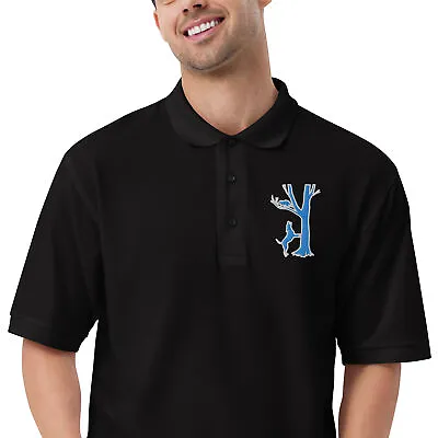 Tree My Dog | Raccoon Hunting Coonhound Coonhunter | Embroidered Polo Shirt • $30.97