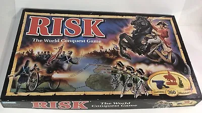 RISK Vintage 1993 The World Conquest Board Game Army Shaped Miniatures COMPLETE! • $14.99