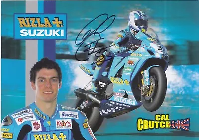 Cal Crutchlow Hand Signed BSB MotoGP WSBK Promo Card. • £19.99