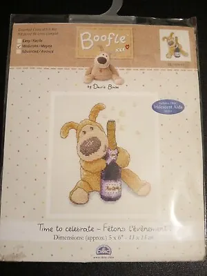 £8 • Buy Boofle Time To Celebrate Cross Stitch Kit 5x6  13x15cm
