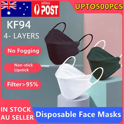 10/50/100PCS KF94/KN95 Face Mask 4/5-Layer Filter Protective Mouth Cover Masks◇ • $7.85