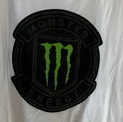 Monster Energy Drink Merch White Logo Medallion T-Shirt Men’s Size  XL • $16