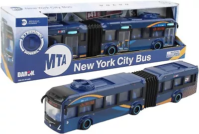 New MTA New York City Articulated Volvo Bus New Paint Scheme 1:43 Scale Daron • $28.95