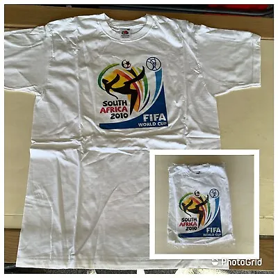 £10 • Buy Fifa World Cup South Africa 2010 Nos New Old Stock T Shirt M