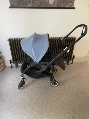£30 • Buy Bugaboo Bee3; Red Foot Muff; Rain Cover; Car Seat Adaptors; Pink / Blue Cover