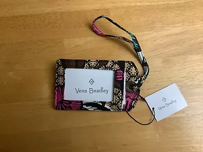 Vera Bradley Luggage ID Identification Tag Holder Canyon Road NWT New • $9.75