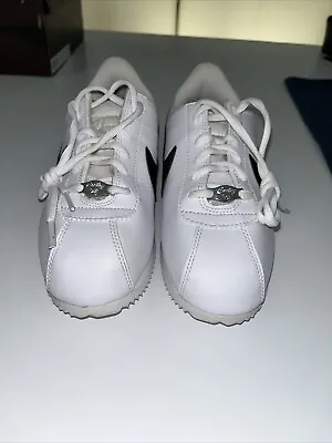 Nike Cortez Basic White Black (GS) • $100