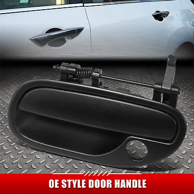 For 00-03 Volvo S40 V40 Black Textured Front Left Driver Side Door Pull Handle • $22.44