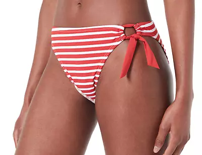 ESPRIT Bodywear Women's Hamptons Beach RCS Mini Brief Bikini Bottoms Red UK 18 • £11