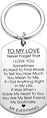 Husband Boyfriend Christmas Valentines Gifts For Girlfriend Wife I Love You Gift • $14.30