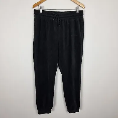 Decjuba Corduroy Jogger Pants Black Size L • $29.99