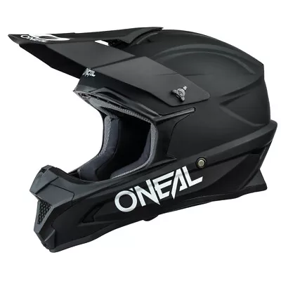 ONEAL23 1 Series Solid Black Helmet • $124.95