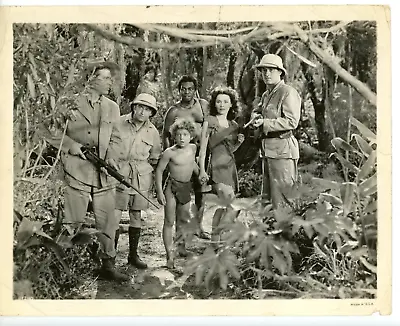 Vintage 8x10 Photo Tarzan's Secret Trésor Johnny Sheffield Maureen O'SULLIVAN • $19.94